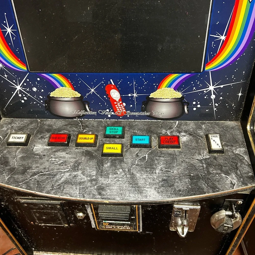 Retro Gaming Arcade Console - Black